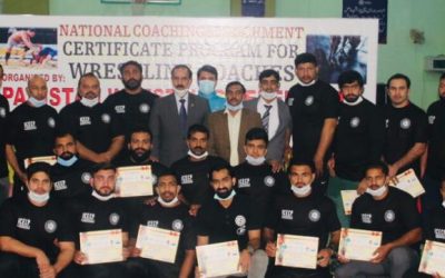 Pakistan Wrestling Federation hosts a National Coaching Course